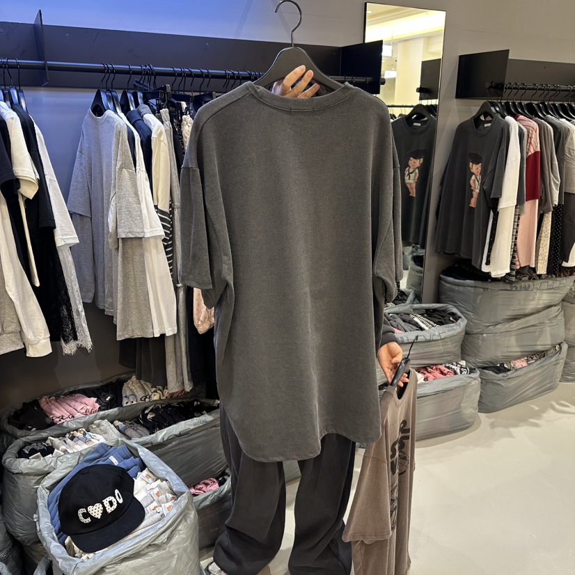 CREDITO東大門直郵女裝新款休閑26春夏時尚真品人氣職業T恤CREDITOT恤