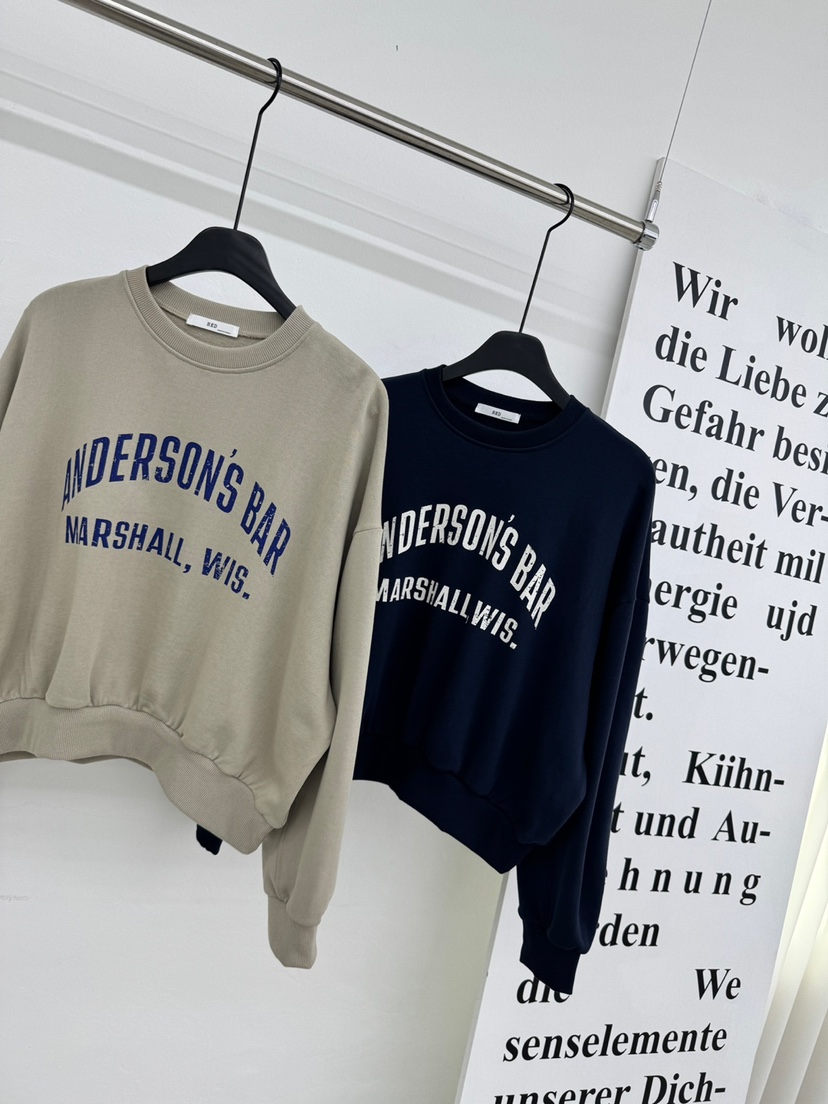 RED-A東大門實拍女裝新款休閑推薦熱賣時尚職業真品衛衣RED-A衛衣