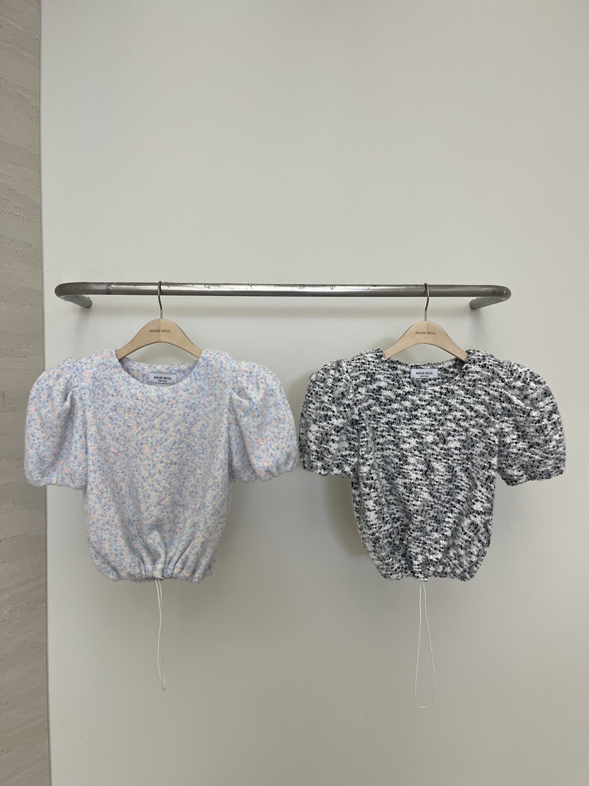 AMUSE SEOUL韓國直郵女士新款26春夏休閑推薦時尚針織衫AMUSE SEOUL針織衫