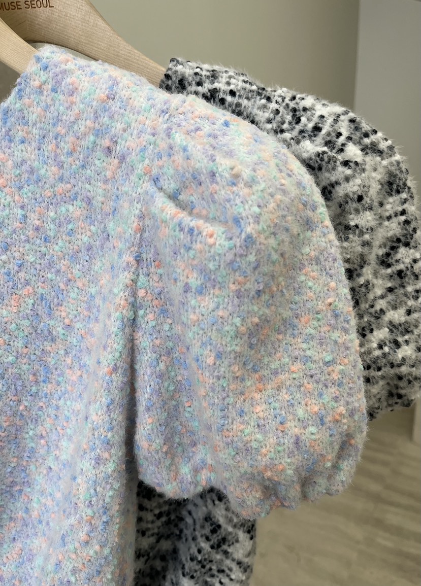 AMUSE SEOUL韓國直郵女士新款26春夏休閑推薦時尚針織衫AMUSE SEOUL針織衫