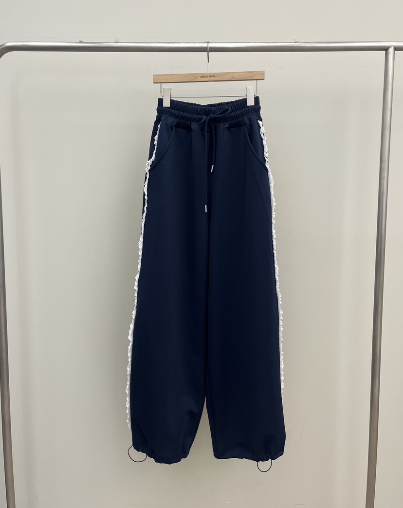 AMUSE SEOUL韓國代購女裝新品26春夏推薦職業休閑褲荷葉邊AMUSE SEOUL休閑褲圖色2