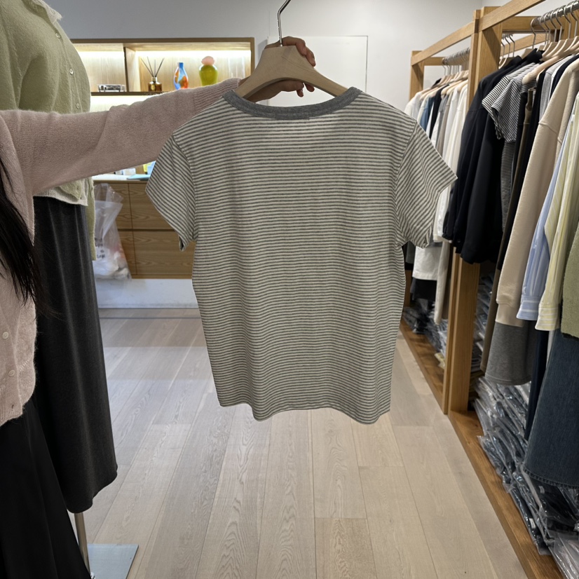 ROUNDER韓國代購女裝新款職業時尚人氣熱賣推薦26春夏T恤ROUNDERT恤