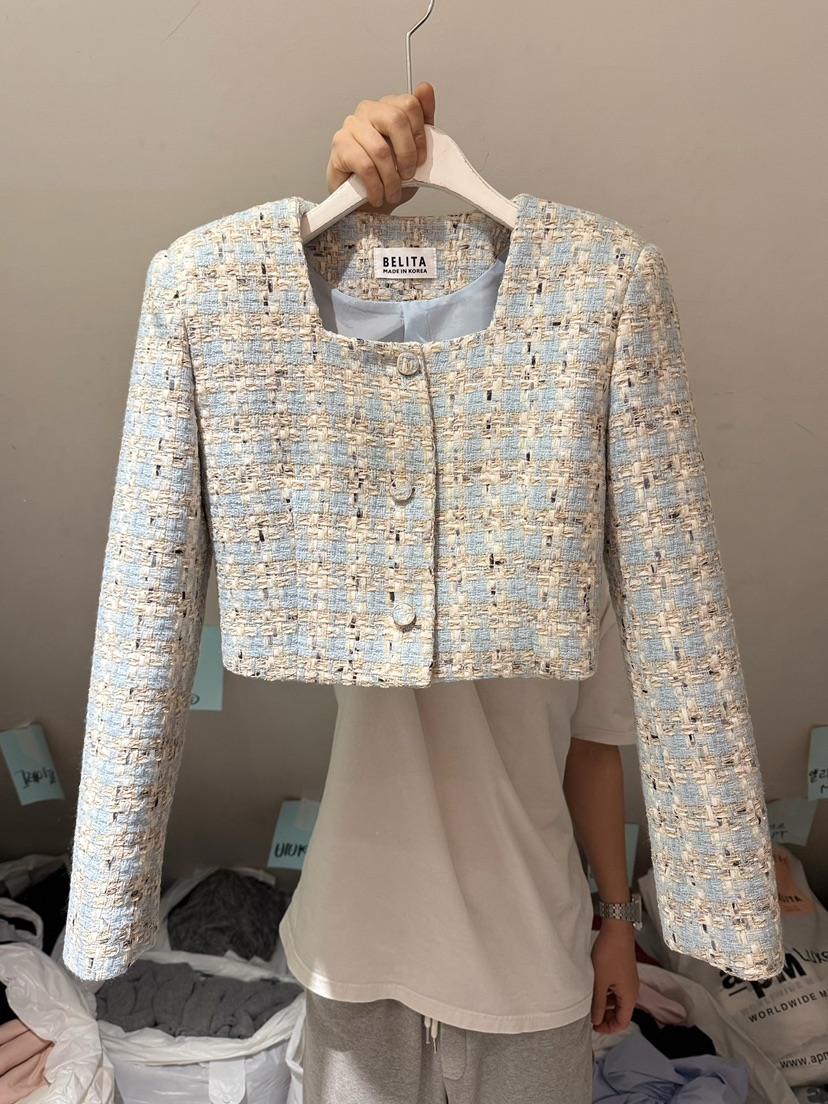 BELITA-L韓國直郵女士新品熱賣時尚人氣休閑職業真品夾克BELITA-L夾克圖色3