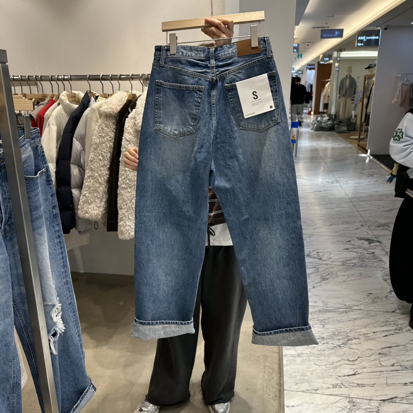 ACKER韓國代購女士新款推薦真品熱賣時尚人氣職業26春夏牛仔褲ACKER牛仔褲