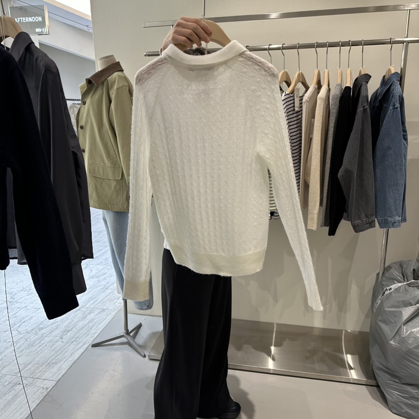 PLAMM東大門代購女士新品職業26春夏真品時尚針織衫馬海毛PLAMM針織衫