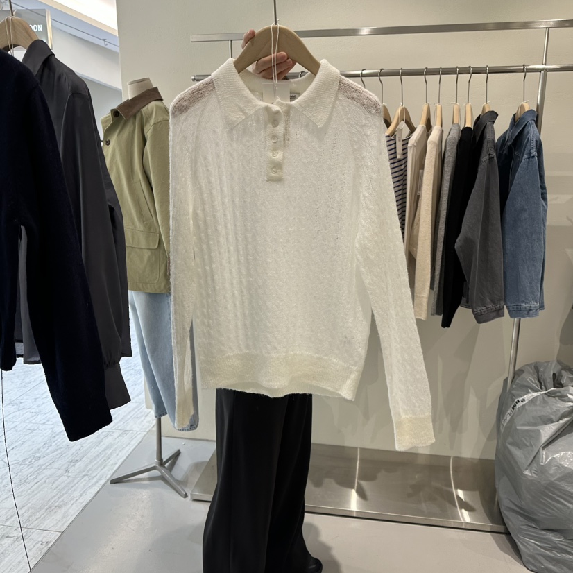 PLAMM東大門代購女士新品職業26春夏真品時尚針織衫馬海毛PLAMM針織衫圖色1