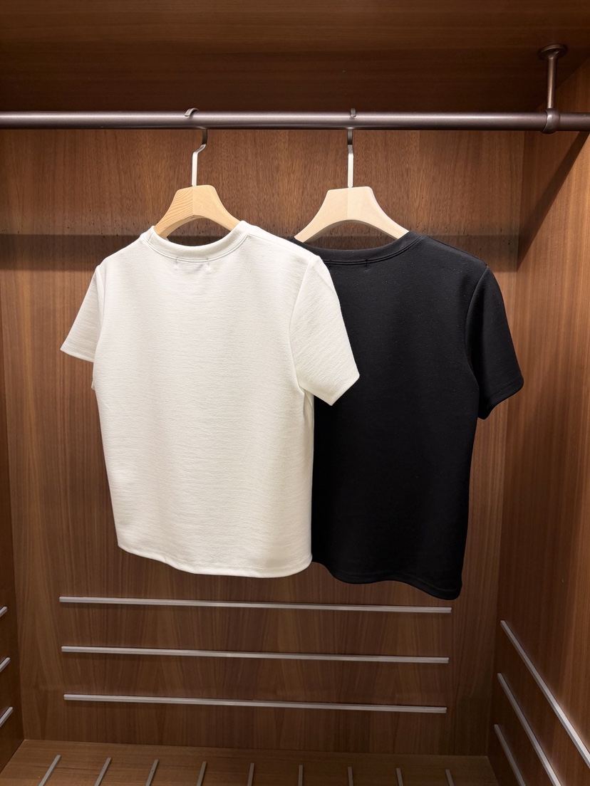 CLOTH韓國直郵女士新品真品職業26春夏休閑時尚T恤雙排扣CLOTHT恤