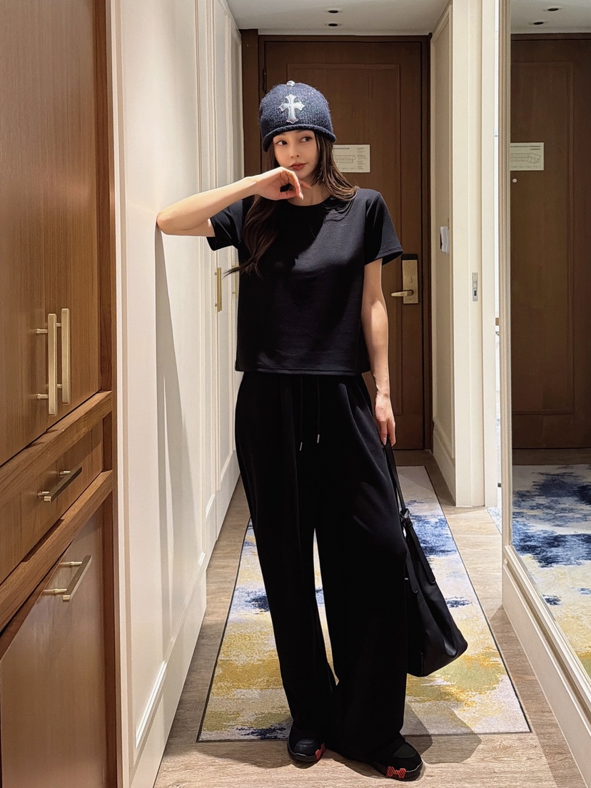 CLOTH韓國直郵女士新品真品職業26春夏休閑時尚T恤雙排扣CLOTHT恤