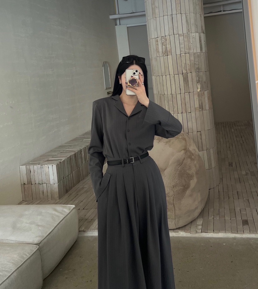 AMUSE SEOUL東大門實拍女裝新款時尚休閑職業襯衫蕾絲衫AMUSE SEOUL襯衫/蕾絲衫