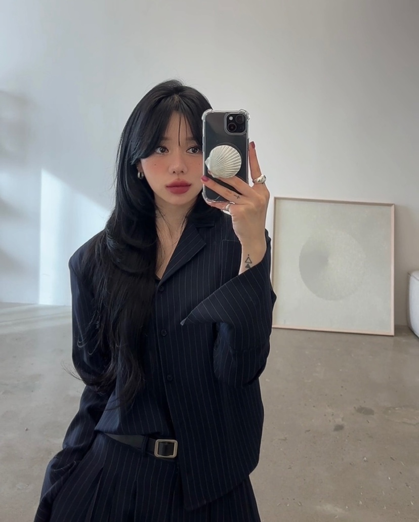 AMUSE SEOUL東大門實拍女裝新款時尚休閑職業襯衫蕾絲衫AMUSE SEOUL襯衫/蕾絲衫