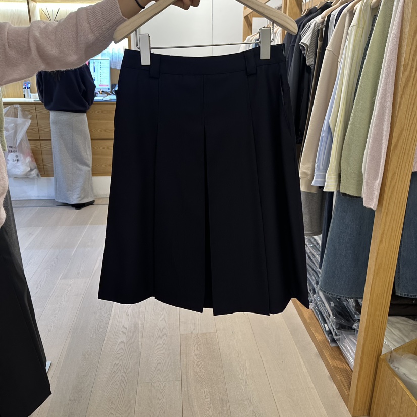 ROUNDER韓國代購女裝新款推薦真品26春夏職業熱賣時尚長裙ROUNDER長裙圖色2黑色