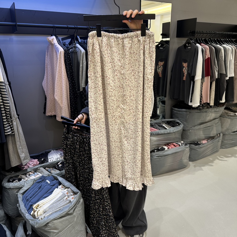 CREDITO韓國直郵女裝新品人氣真品時尚26春夏半身裙中短裙CREDITO半身裙/中短裙圖色1