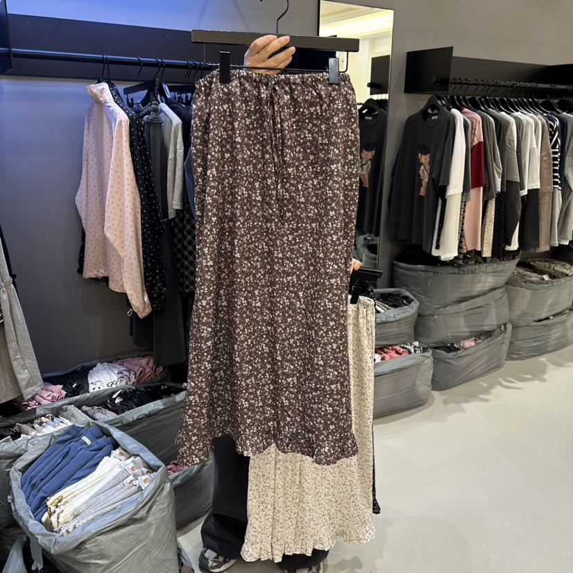 CREDITO韓國直郵女裝新品人氣真品時尚26春夏半身裙中短裙CREDITO半身裙/中短裙圖色2