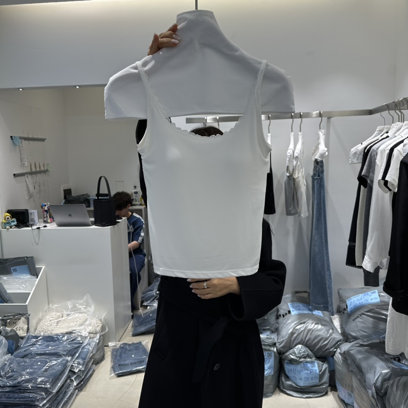 RICH SISTER東大門直郵女士新款26春夏時尚推薦吊帶背心RICH SISTER吊帶/背心圖色1