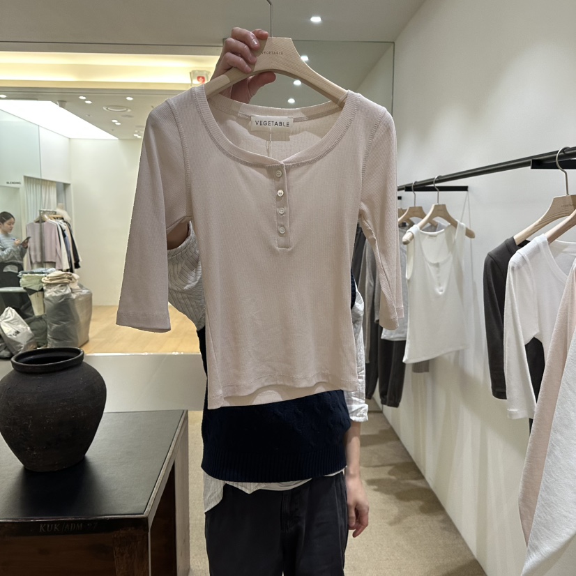 VEGETABLE東大門代購女士新品時尚休閑推薦26春夏人氣T恤VEGETABLET恤圖色1