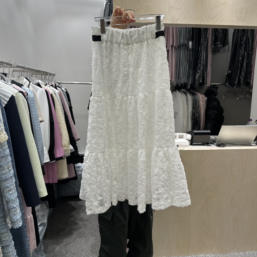 NAPKIN韓國代購女士新品時尚職業人氣休閑26春夏真品長裙NAPKIN長裙