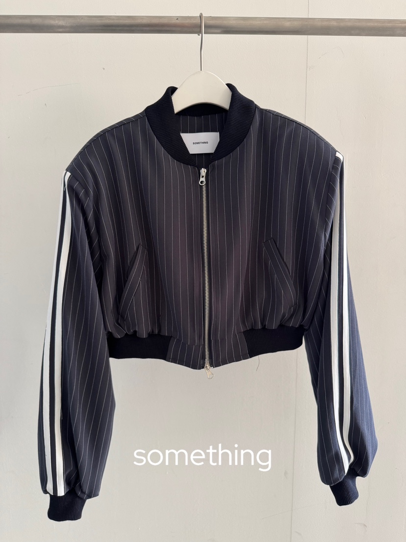 SOMETHING-L/FANCY東大門直郵女裝新款休閑熱賣人氣夾克SOMETHING-L/FANCY夾克圖色3藏藍