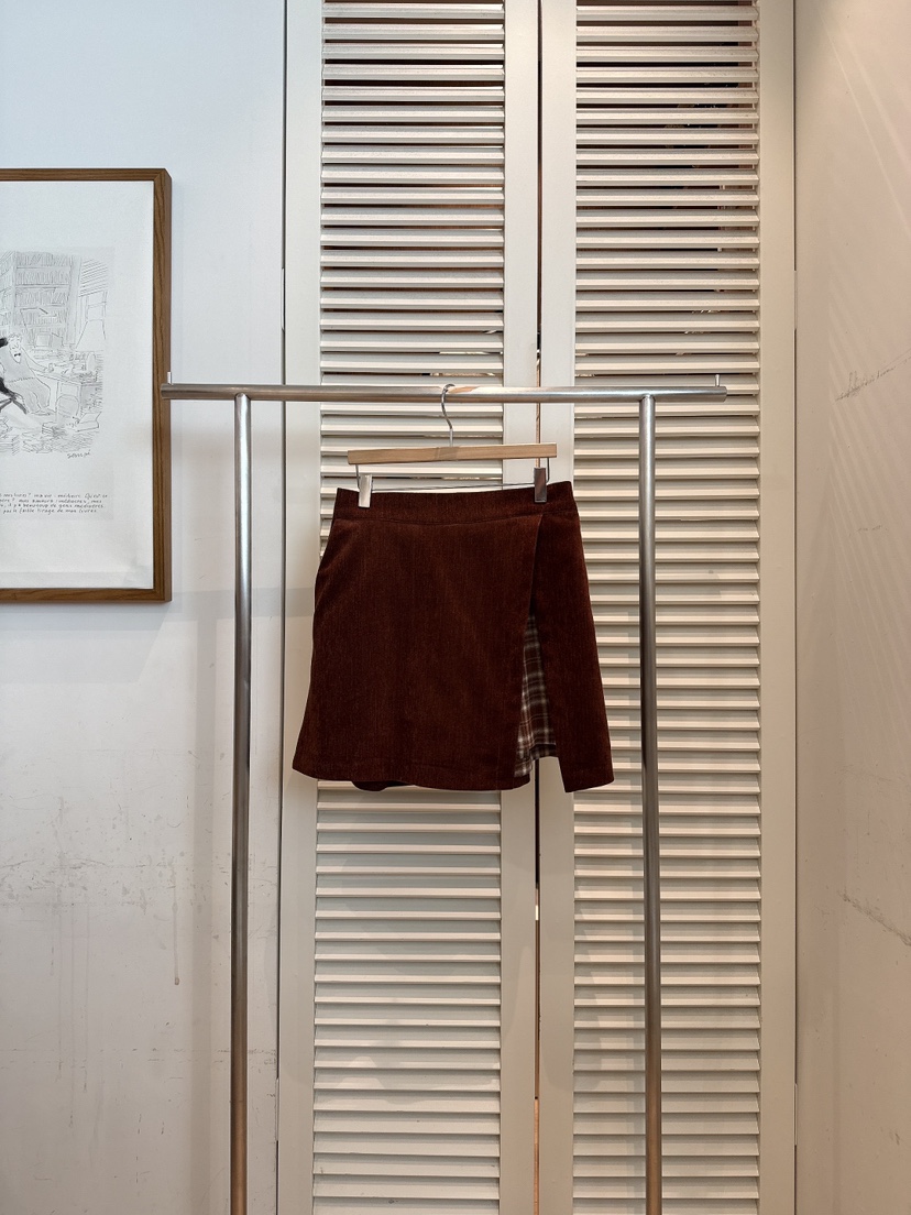 FAVE-L東大門代購女士新款熱賣休閑26春夏時尚真品裙褲格紋FAVE-L裙褲圖色3