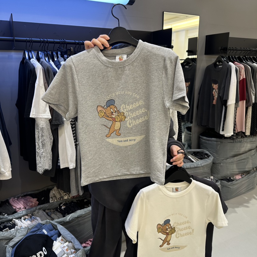 CREDITO韓國直郵女裝新款熱賣時尚職業真品人氣26春夏T恤CREDITOT恤圖色1