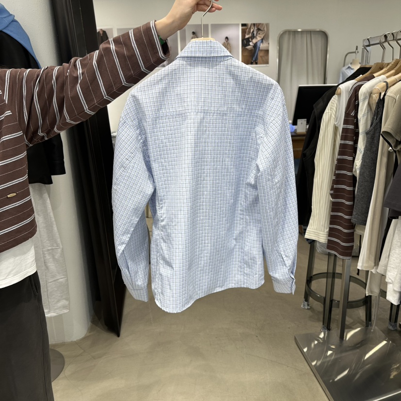 ACKER東大門實拍女士新款熱賣職業推薦真品襯衫蕾絲衫格紋ACKER襯衫/蕾絲衫