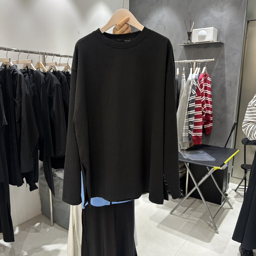 OPEN韓國直郵女裝新品真品休閑時尚熱賣26春夏推薦長袖T恤OPEN長袖T恤圖色3