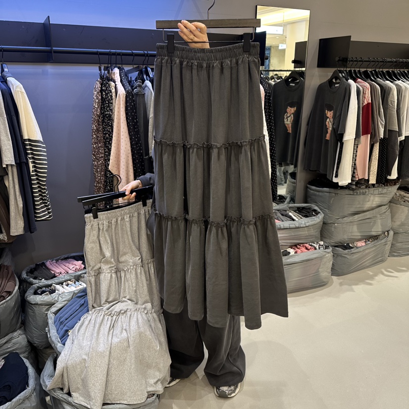 CREDITO韓國直郵女裝新品職業人氣推薦時尚熱賣真品休閑長裙CREDITO長裙