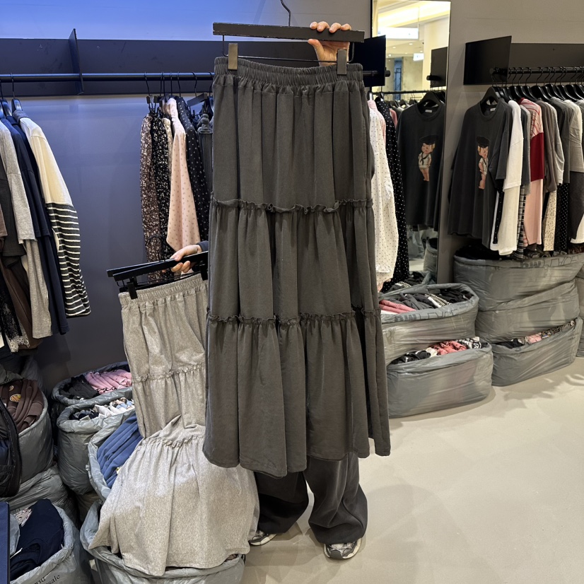 CREDITO韓國直郵女裝新品職業人氣推薦時尚熱賣真品休閑長裙CREDITO長裙圖色1