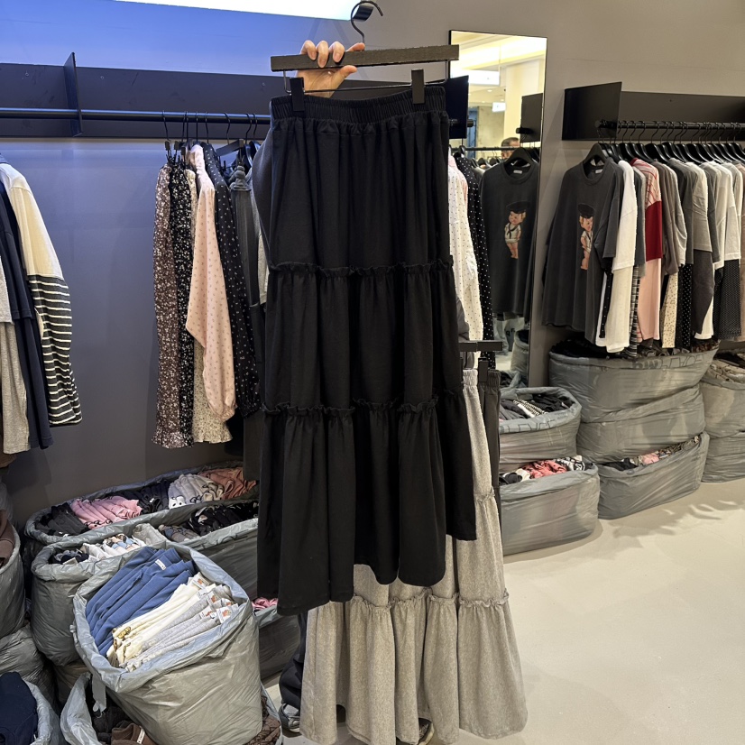 CREDITO韓國直郵女裝新品職業人氣推薦時尚熱賣真品休閑長裙CREDITO長裙圖色2