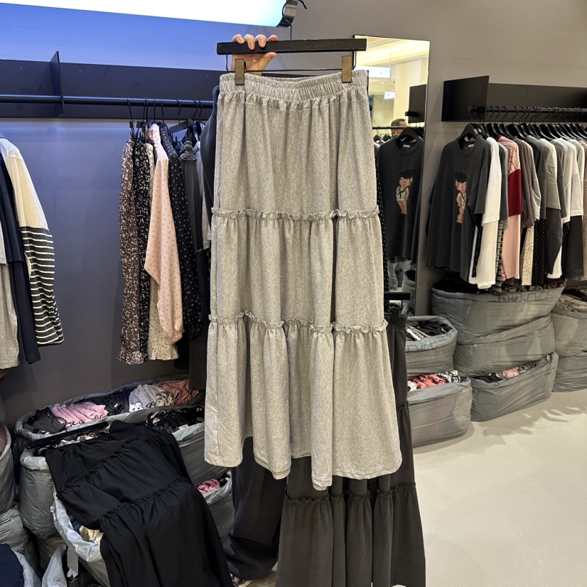 CREDITO韓國直郵女裝新品職業人氣推薦時尚熱賣真品休閑長裙CREDITO長裙圖色3