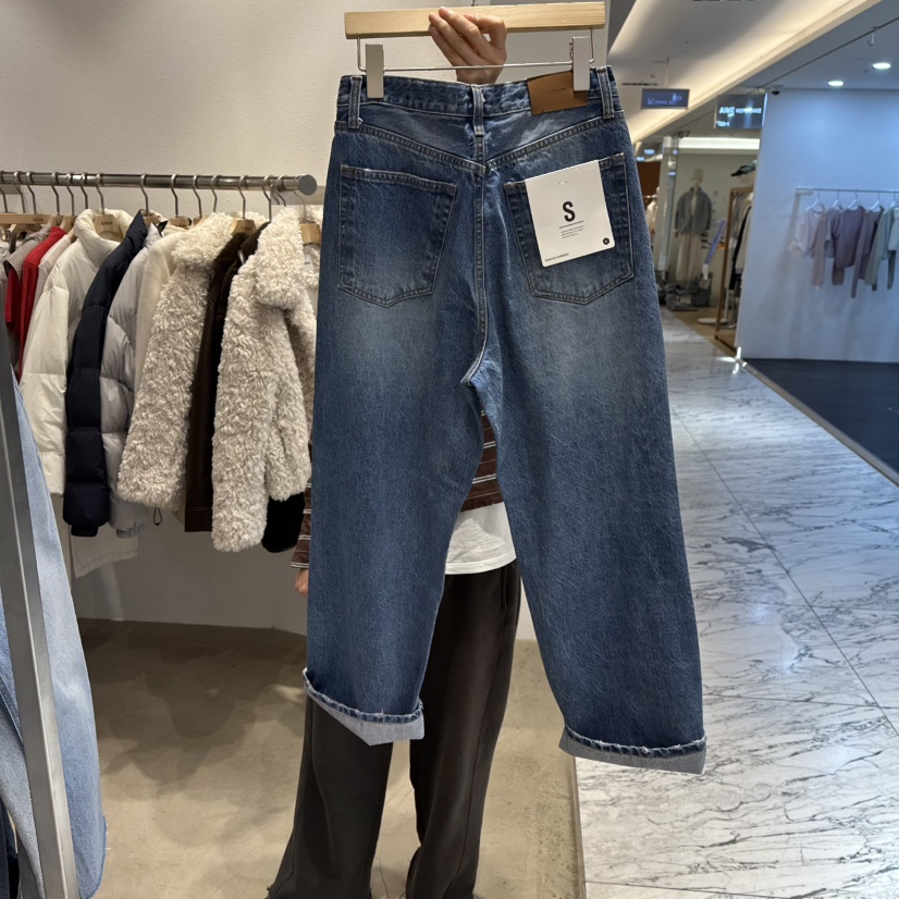 ACKER韓國直郵女士新款人氣熱賣休閑推薦職業真品26春夏牛仔褲ACKER牛仔褲