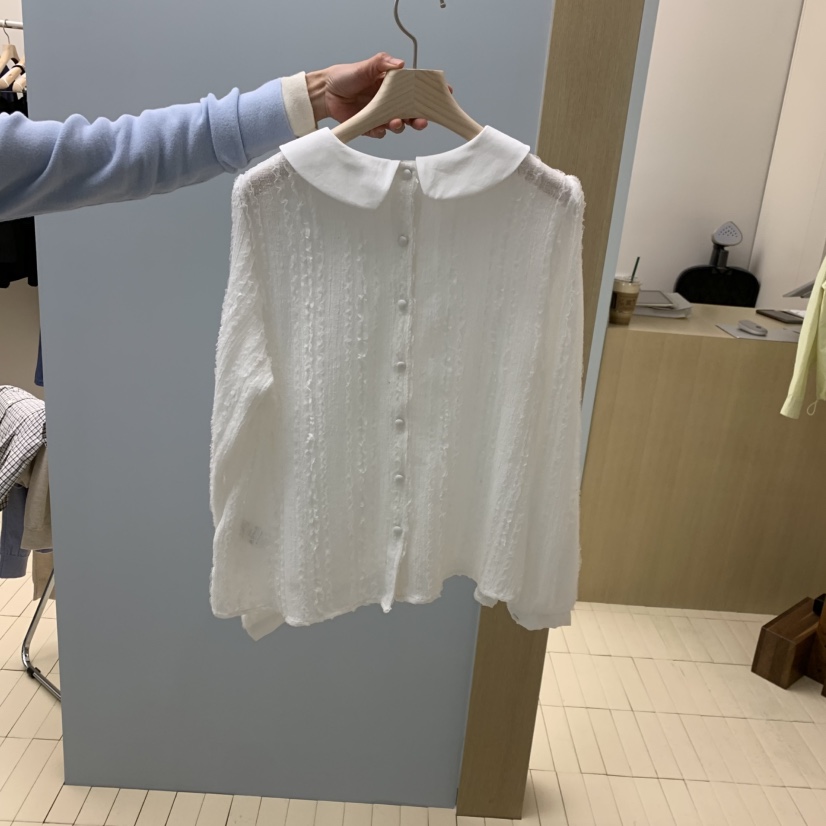 THEPLAN東大門實拍女士新品時尚26春夏職業熱賣襯衫蕾絲衫THE PLAN襯衫/蕾絲衫