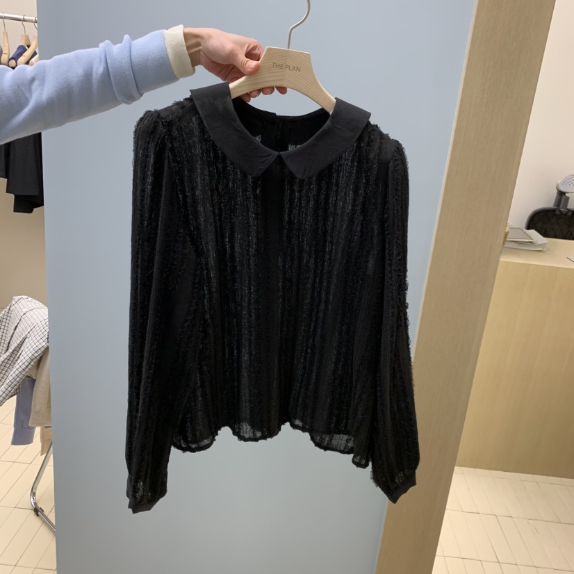 THEPLAN東大門實拍女士新品時尚26春夏職業熱賣襯衫蕾絲衫THE PLAN襯衫/蕾絲衫圖色2