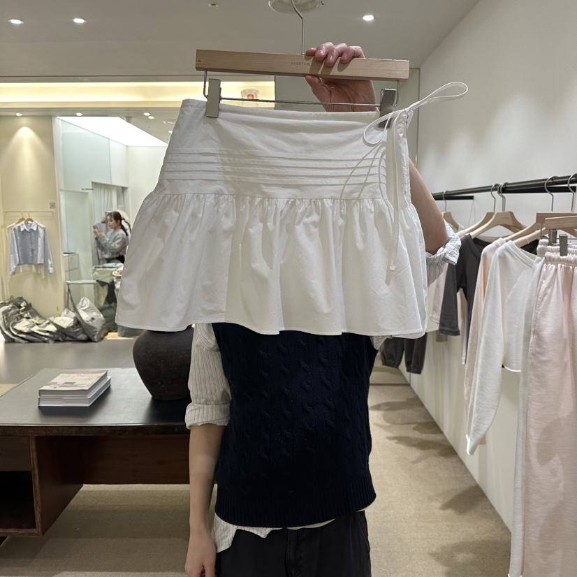 VEGETABLE韓國代購女士新款熱賣26春夏推薦休閑時尚真品裙褲VEGETABLE裙褲圖色1