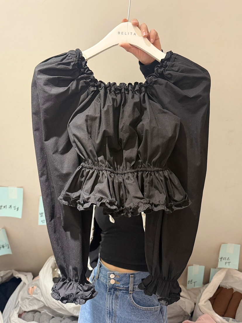 BELITA-L東大門實拍女裝新品真品職業休閑熱賣襯衫蕾絲衫BELITA-L襯衫/蕾絲衫圖色4