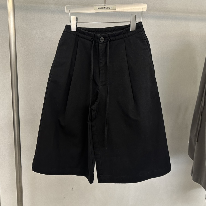 DOUBLE STANDARD/LE SMOKING/MAISONSTAFF東大門實拍女裝新款休閑短褲闊腿褲MAISONSTAFF短褲圖色3