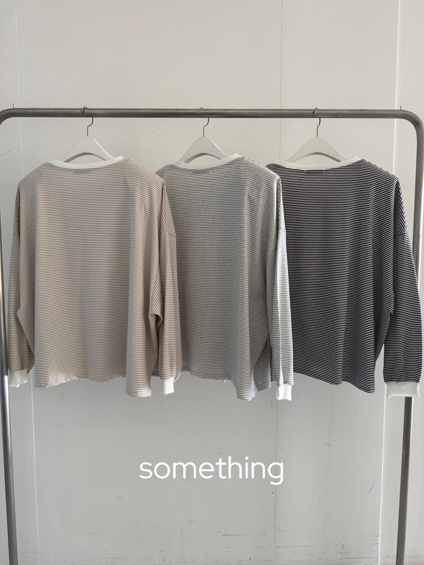 SOMETHING-L/FANCY韓國代購女士新款真品時尚熱賣長袖T恤SOMETHING-L/FANCY長袖T恤