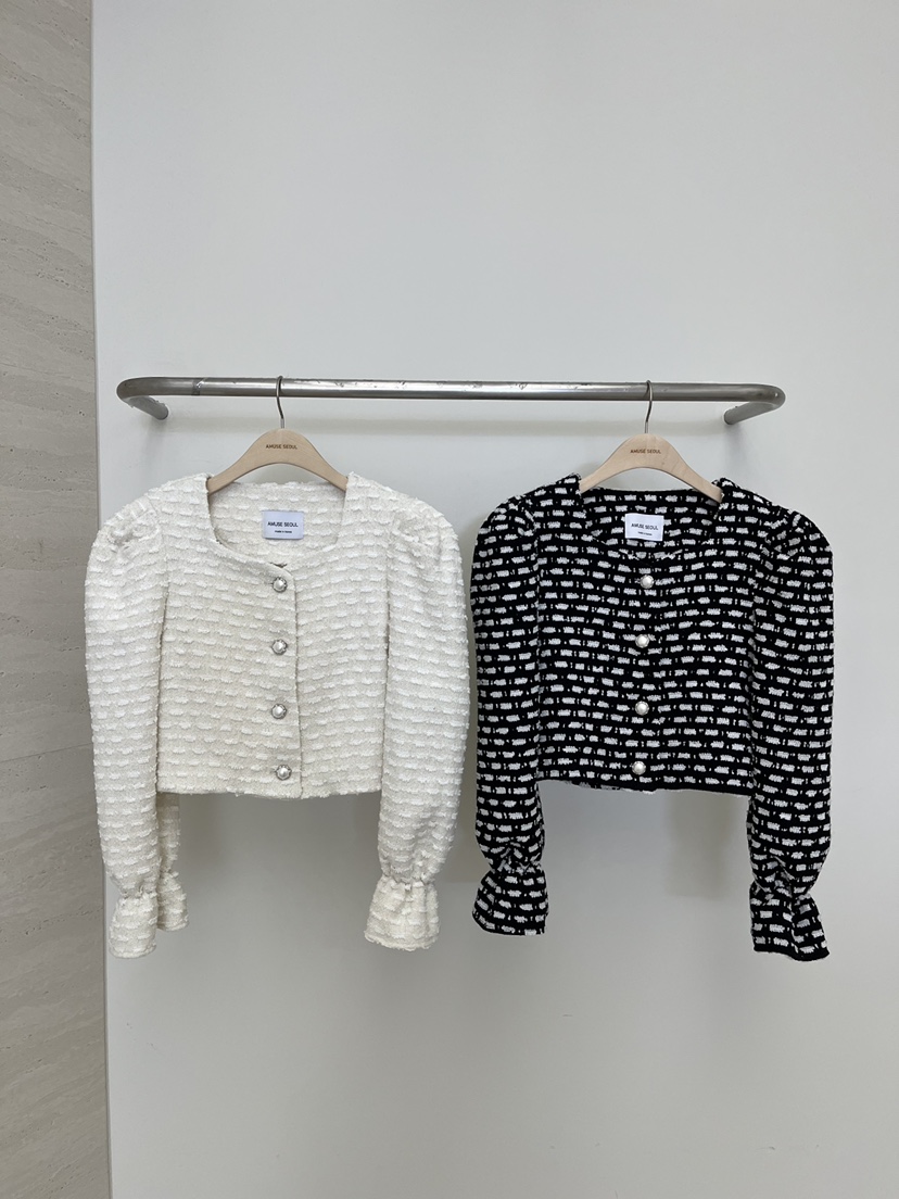 AMUSE SEOUL韓國直郵女裝新品休閑推薦熱賣26春夏職業夾克AMUSE SEOUL夾克