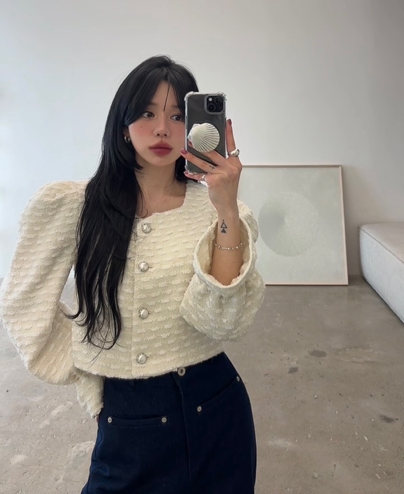 AMUSE SEOUL韓國直郵女裝新品休閑推薦熱賣26春夏職業夾克AMUSE SEOUL夾克