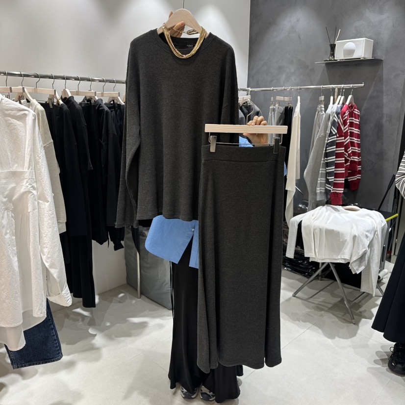 OPEN韓國直郵女士新品時尚熱賣人氣26春夏真品套裝兩件套OPEN套裝圖色1墨色