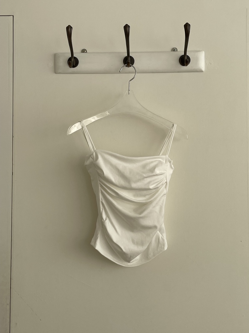 JOURNEY韓國代購女裝新品職業推薦人氣休閑26春夏吊帶背心褶皺JOURNEY吊帶/背心圖色1