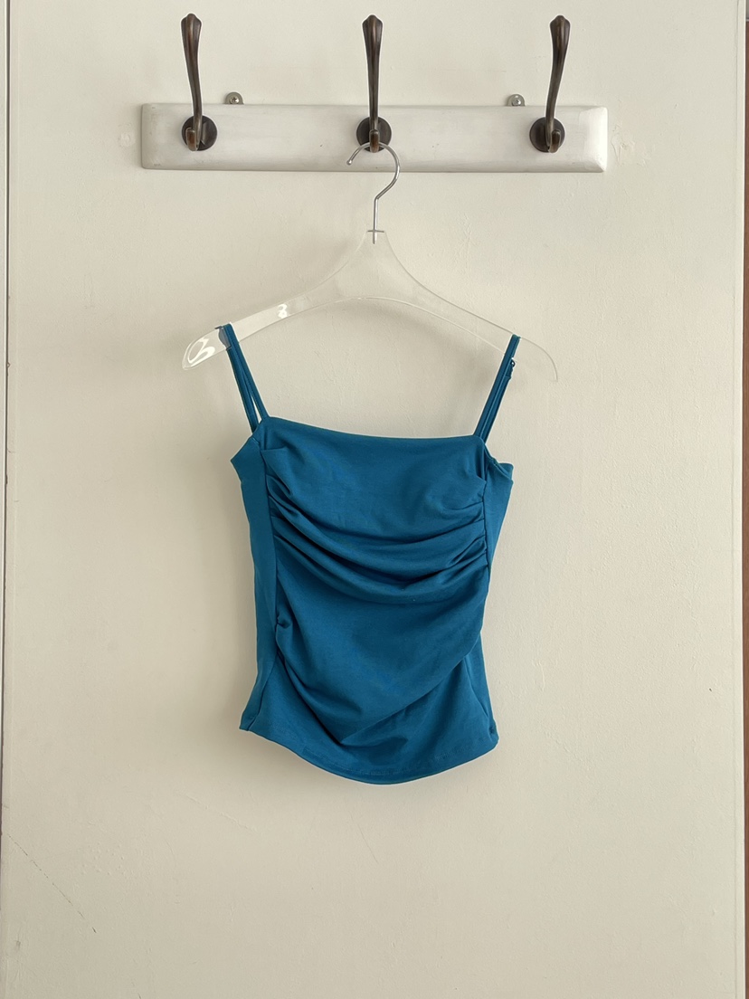 JOURNEY韓國代購女裝新品職業推薦人氣休閑26春夏吊帶背心褶皺JOURNEY吊帶/背心圖色2