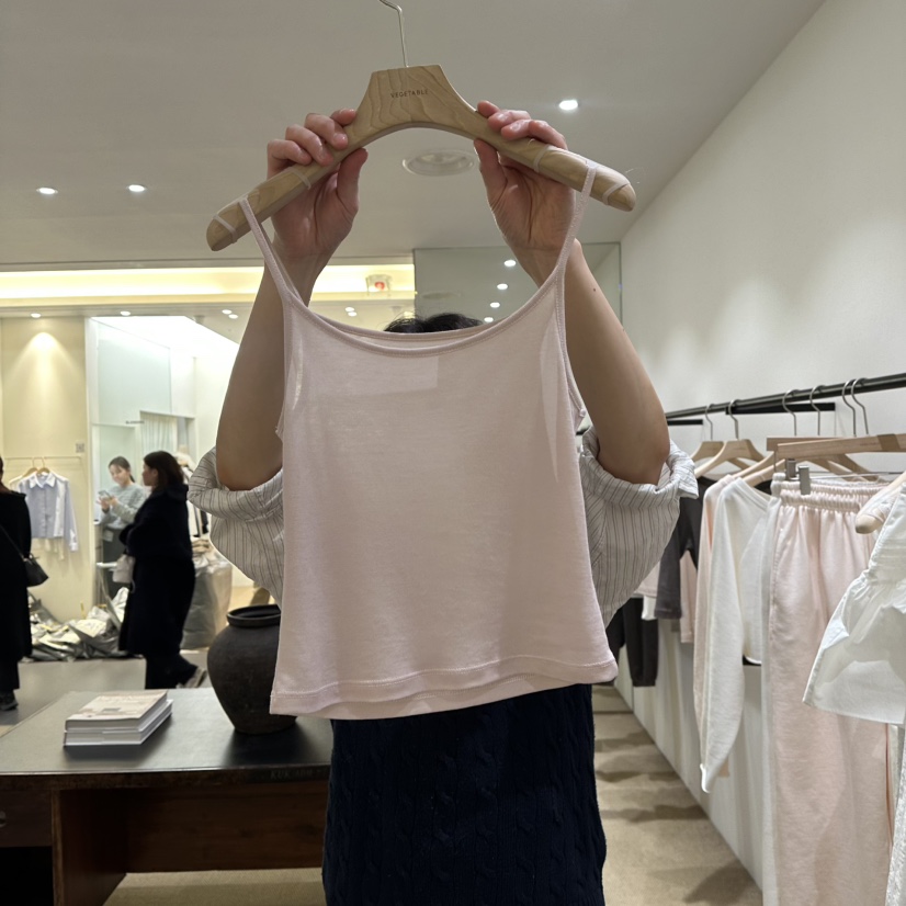 VEGETABLE韓國代購女裝新品職業推薦熱賣休閑時尚吊帶背心VEGETABLE吊帶/背心圖色1
