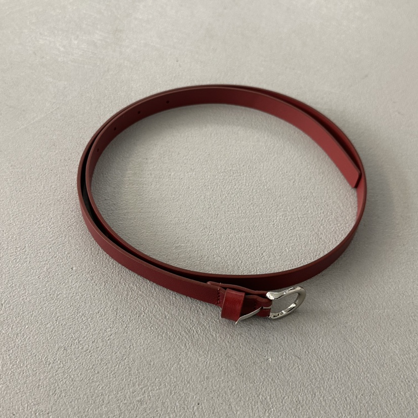 DOUBLE STANDARD/LE SMOKING/MAISONSTAFF東大門直郵女士新品職業腰帶MAISONSTAFF腰帶圖色1