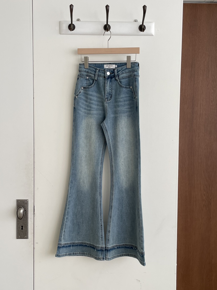JOURNEY東大門實拍女裝新品26春夏人氣休閑推薦職業牛仔褲JOURNEY牛仔褲圖色1淺色