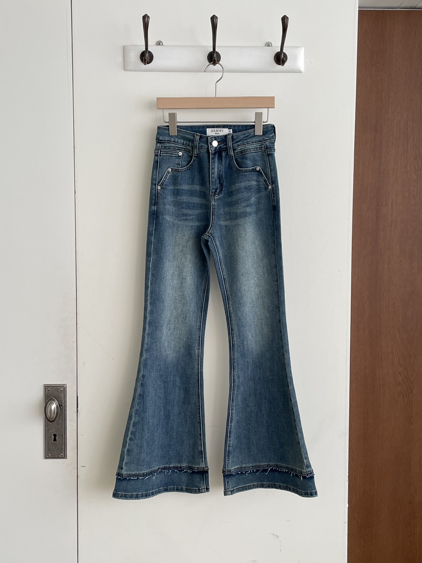 JOURNEY東大門實拍女裝新品26春夏人氣休閑推薦職業牛仔褲JOURNEY牛仔褲圖色2深色
