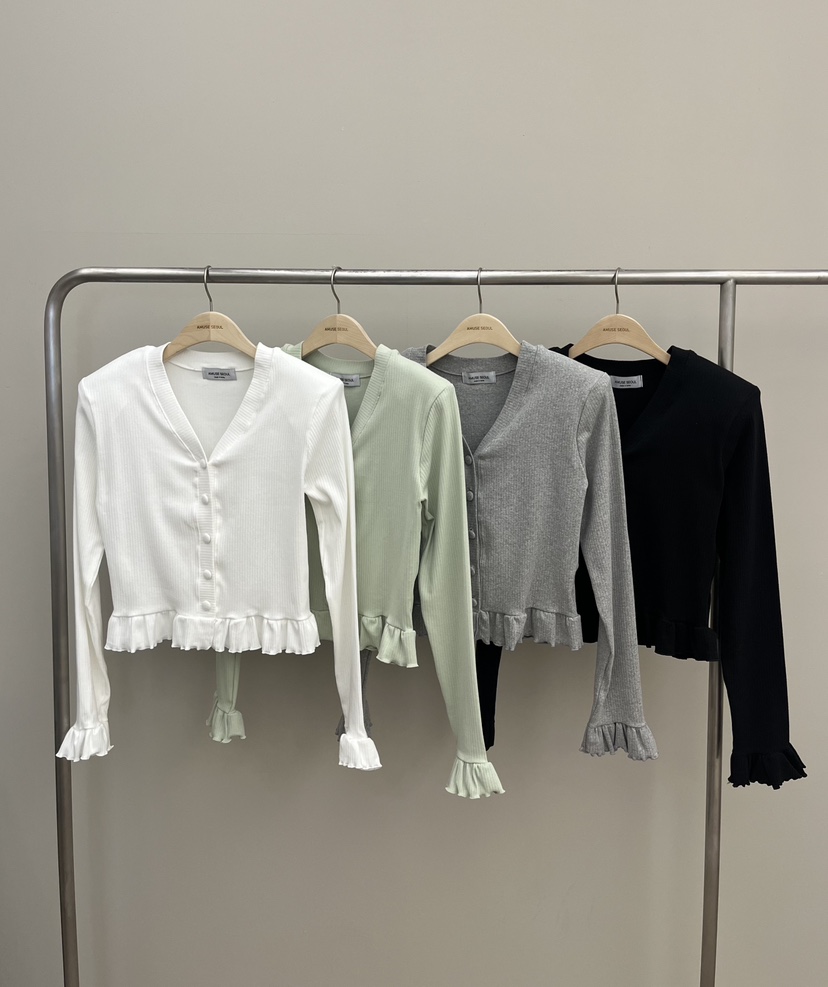 AMUSE SEOUL韓國直郵女士新品真品休閑時尚職業人氣長袖T恤AMUSE SEOUL長袖T恤