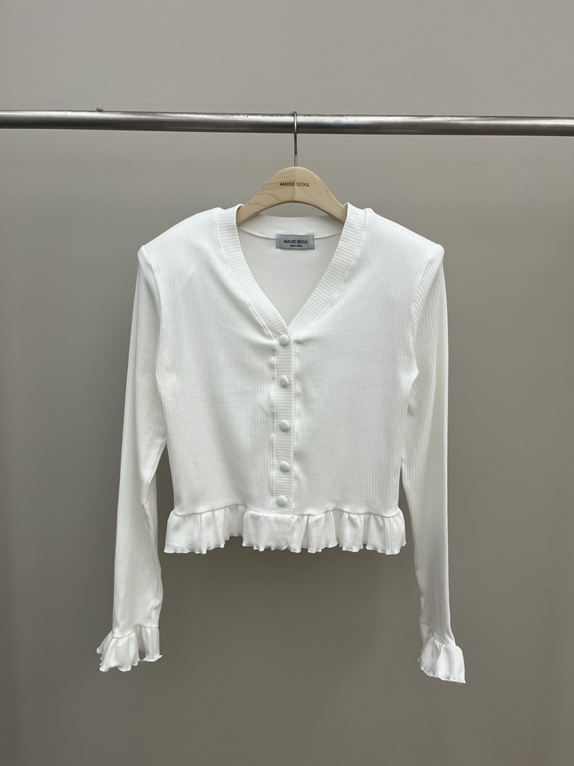 AMUSE SEOUL韓國直郵女士新品真品休閑時尚職業人氣長袖T恤AMUSE SEOUL長袖T恤圖色1