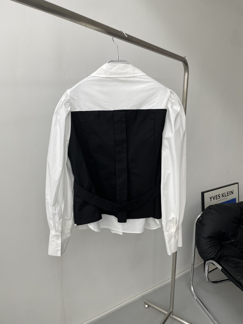 JOURNEY韓國代購女裝新款休閑推薦26春夏襯衫蕾絲衫假兩件JOURNEY襯衫/蕾絲衫