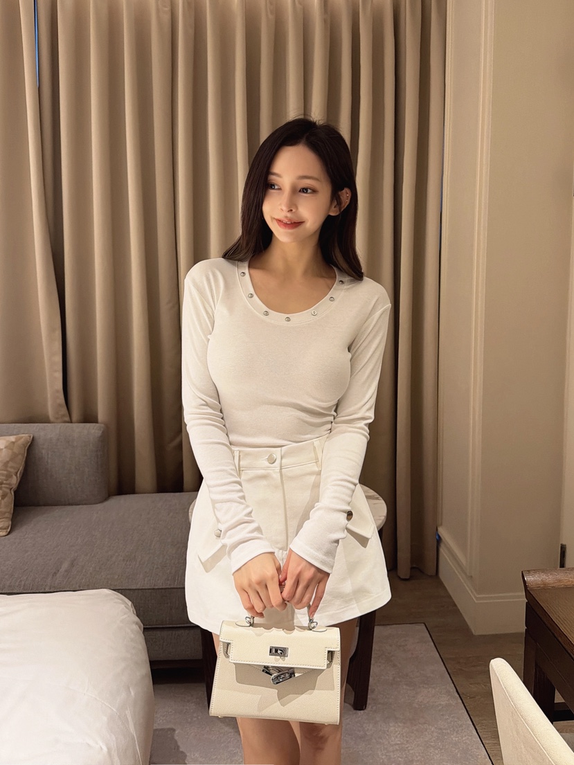 CLOTH韓國代購女士新品推薦職業26春夏真品人氣時尚長袖T恤CLOTH長袖T恤