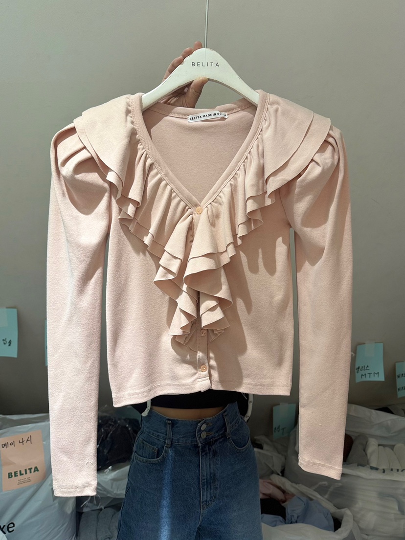 BELITA-L東大門實拍女裝新品真品熱賣推薦襯衫蕾絲衫開衫BELITA-L襯衫/蕾絲衫圖色2